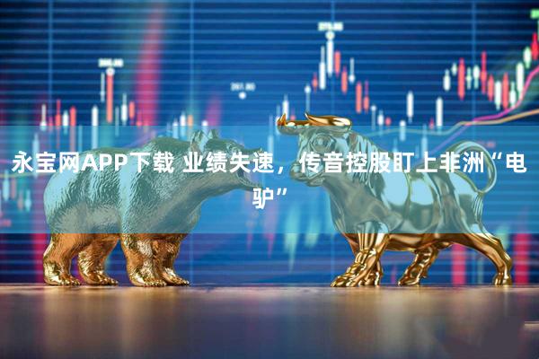 永宝网APP下载 业绩失速，传音控股盯上非洲“电驴”